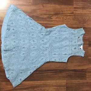 Light blue lace dress